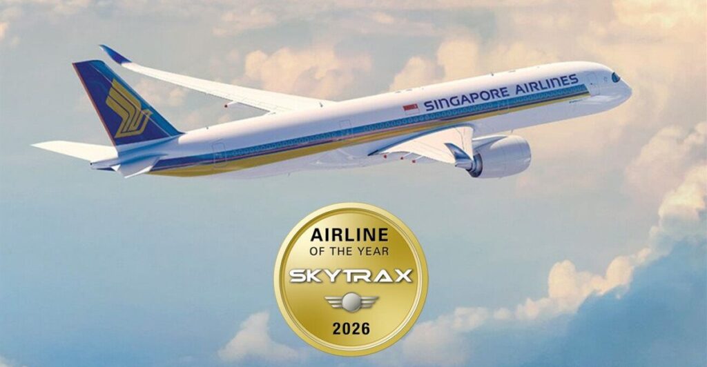 Singapore Airlines named World’s Best Airline at 2026 awards